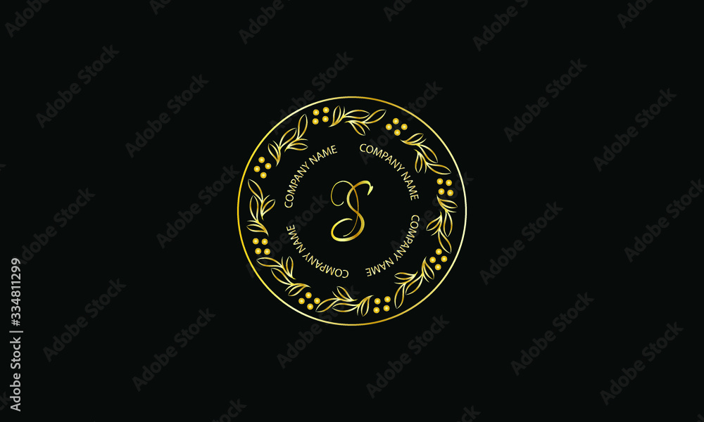 Elegant round shape monogram with letter S. Exquisite calligraphic logo design business sign, restaurant, royalty, boutique, cafe, hotel. Elegant round shape monogram with letter S. Exquisite calligraphic logo design business sign, restaurant, royalty, boutique, cafe, hotel.