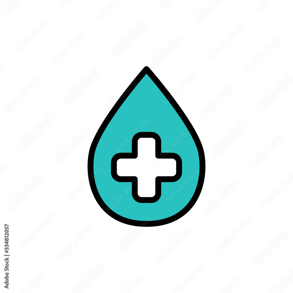 alcohol gel, hand sanitizer flat icon, vector illustration alcohol gel, hand sanitizer flat icon, vector illustration