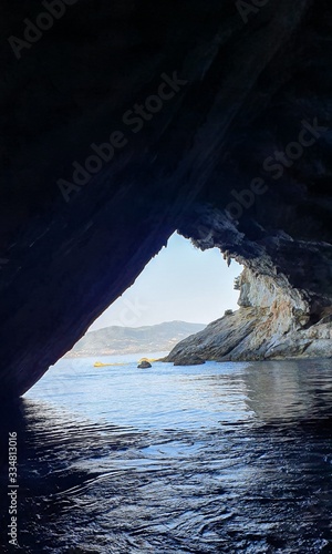 Papanikolis cave in Lefkada, Greece photo