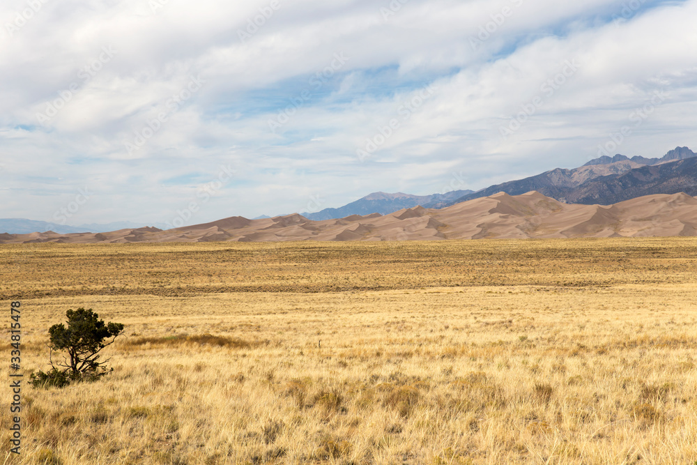 Great Sand Dunes National Park during fall in Colorado Great Sand Dunes National Park during fall in Colorado