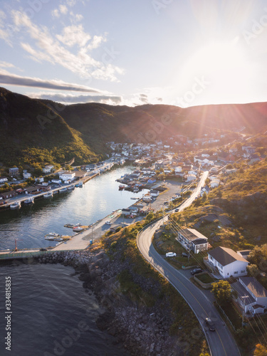 Petty Harbour, Newfoundland Canada in summer