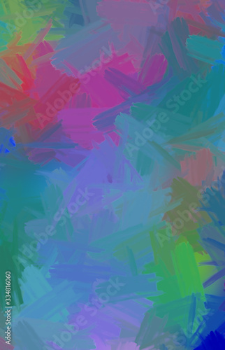 Brushed Painted Abstract Background. Brush stroked painting. Strokes of paint. 2D Illustration.