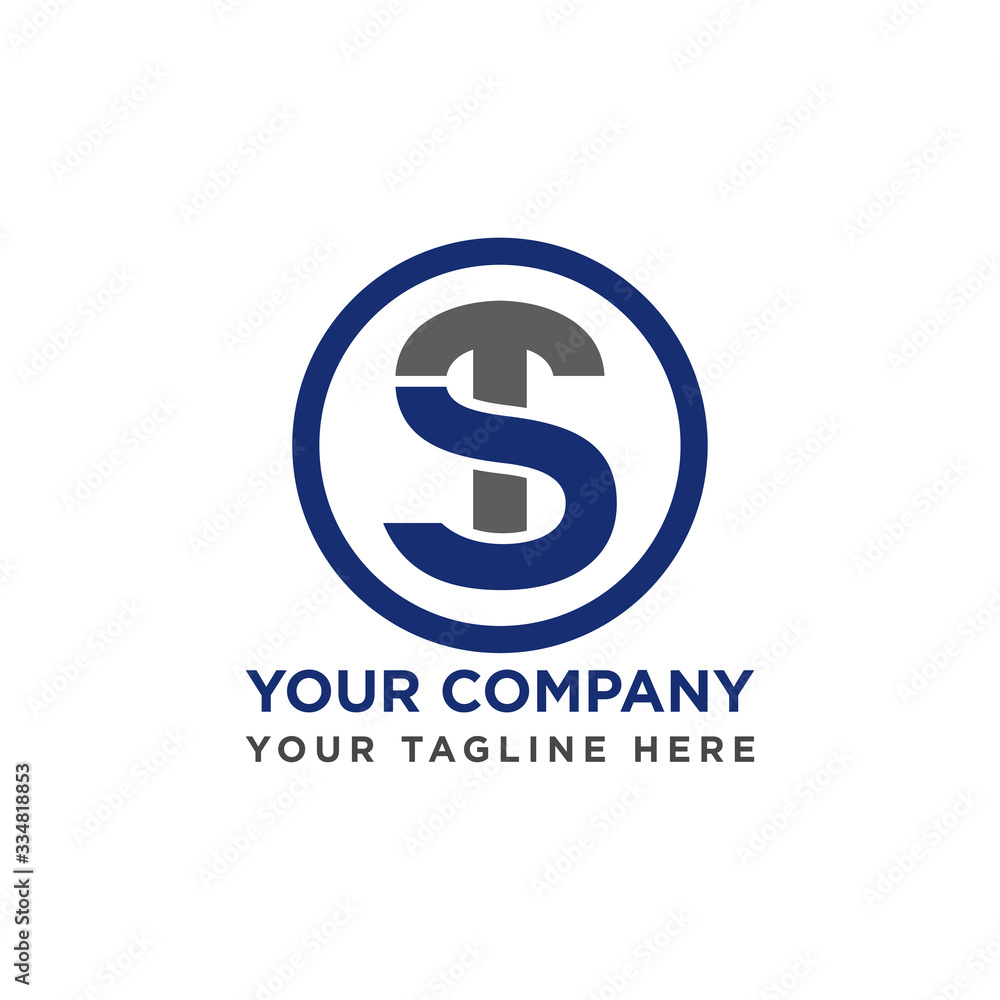 Obraz premium Company logo icon vector trendy