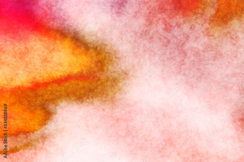 Obraz premium Watercolor painted background. Abstract Illustration wallpaper. Brush stroked painting. 2D Illustration.