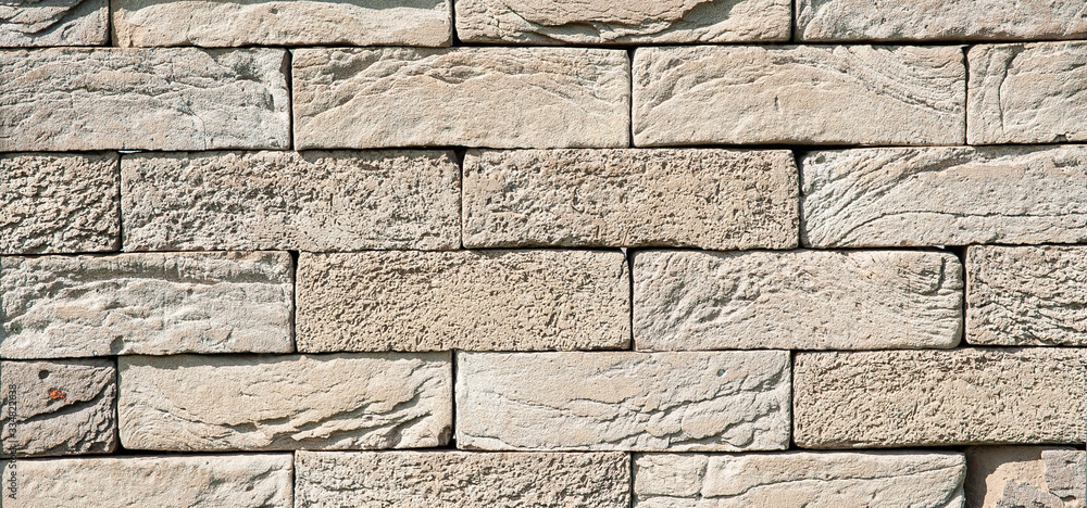 Fototapeta premium Closeup of the brick facade