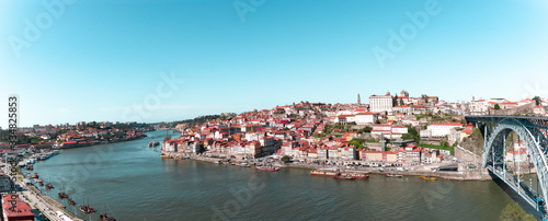 Panoramic view Of the Banks Of River Durou, Porto, Portugal