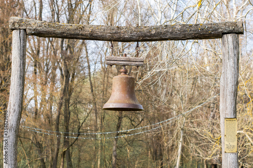 old wooden bell