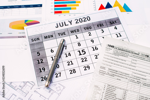 Taxes 2020, federal tax filing deadline extended to July 15 due to coronavirus.