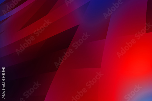 Abstract background with colorful gradient. Vibrant graphic wallpaper with stripes design. Fluid 2D illustration of modern movement.