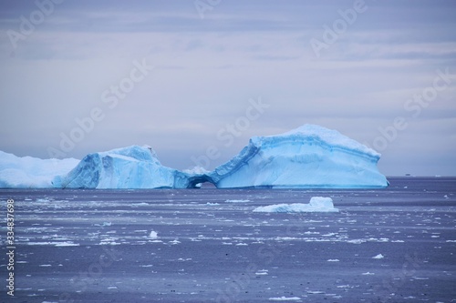 Iceberg Reflection - Charlotte Bay , Antarctica 