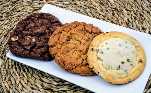 Cookies with chocolate chips
