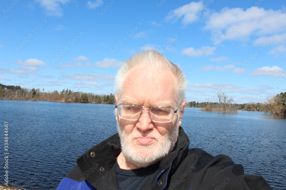 Fototapeta premium portrait of senior man