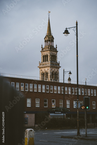 Canvas Print Amazing building in dublin europe street photography