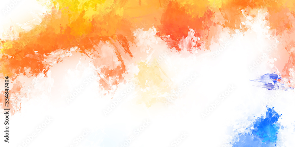 Obraz premium Brushed Painted Abstract Background. Brush stroked painting. Strokes of paint. 2D Illustration.