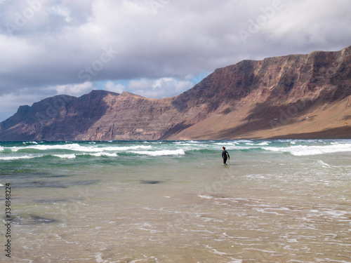 Famara beach