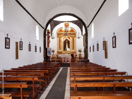 Canvas Print Ermita de los Dolores Chapel