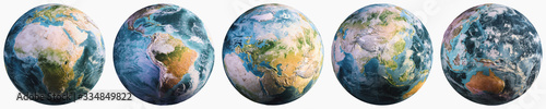 Fototapeta Naklejka Na Ścianę i Meble -  Planet Earth continents geography