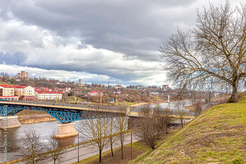 Panorama of the city of Grodno
