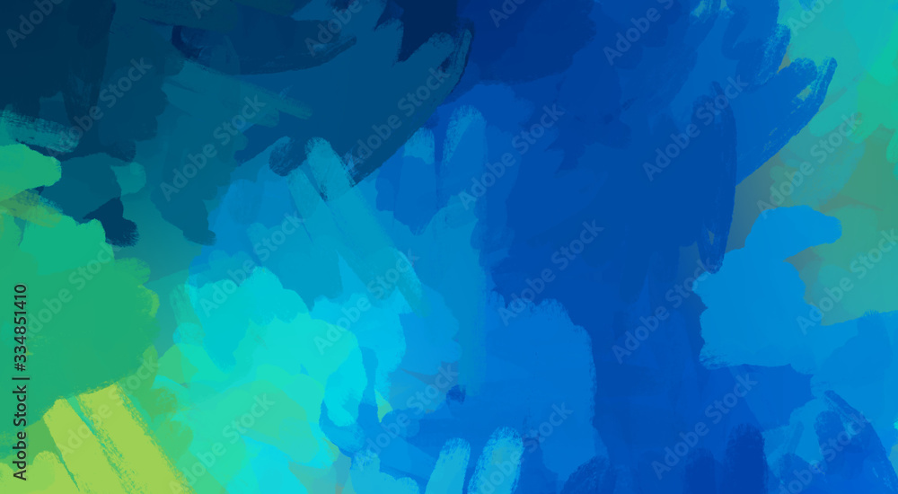 Brushed Painted Abstract Background. Brush stroked painting. Artistic vibrant and colorful wallpaper.