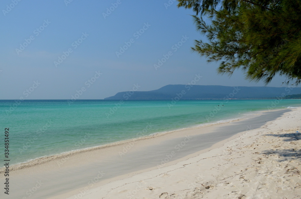 Paradise Long beach of Koh Rong Island