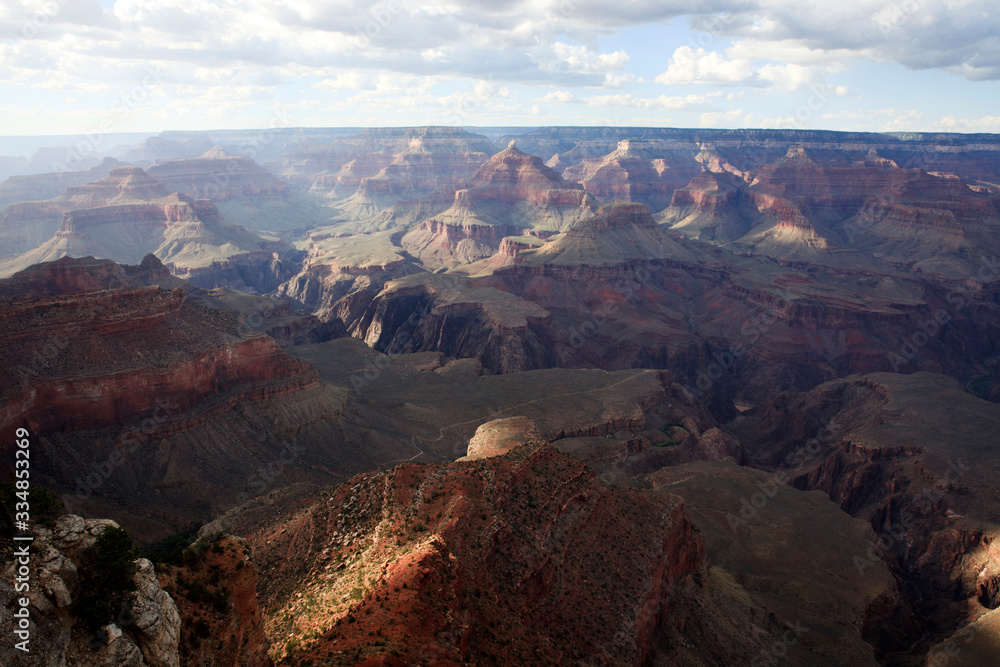 Arizona / USA - August 01, 2015: South Rim Grand Canyon landscape, Arizona, USA