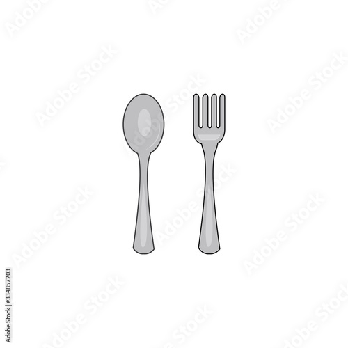 spoon icon  design template