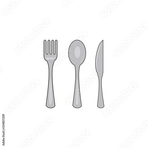 spoon icon  design template