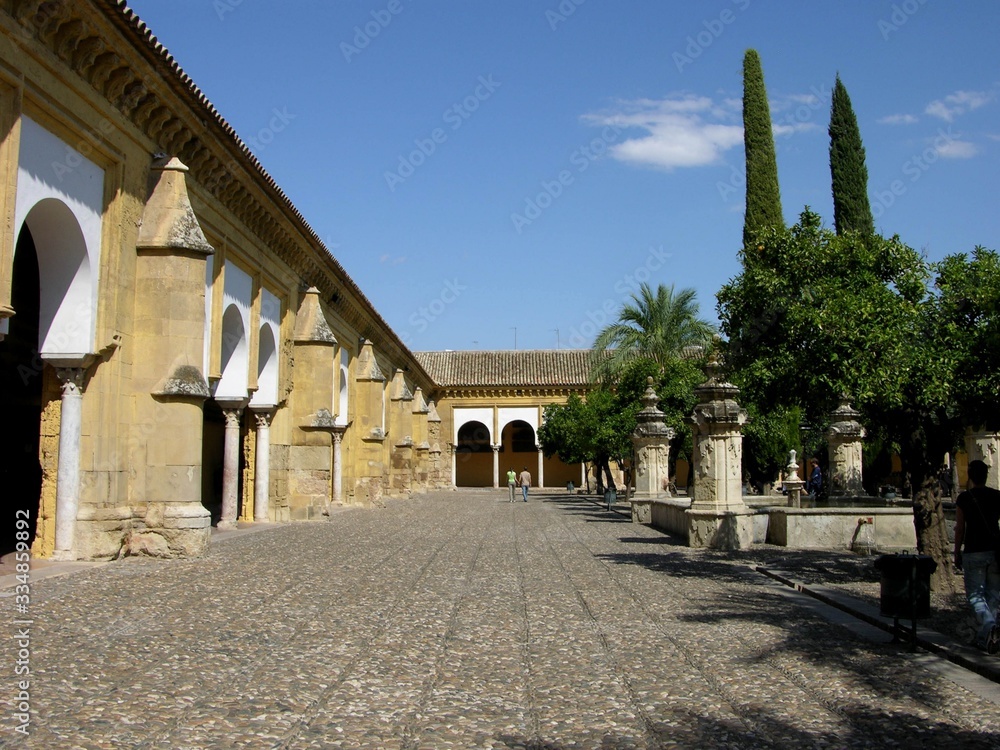 Obraz premium Cordoba, Spain, Mezquita, Patio de los Naranjos