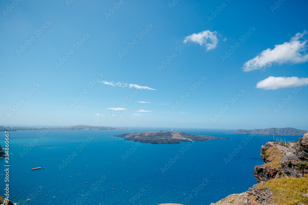  santorini with sea view, beautiful landscape