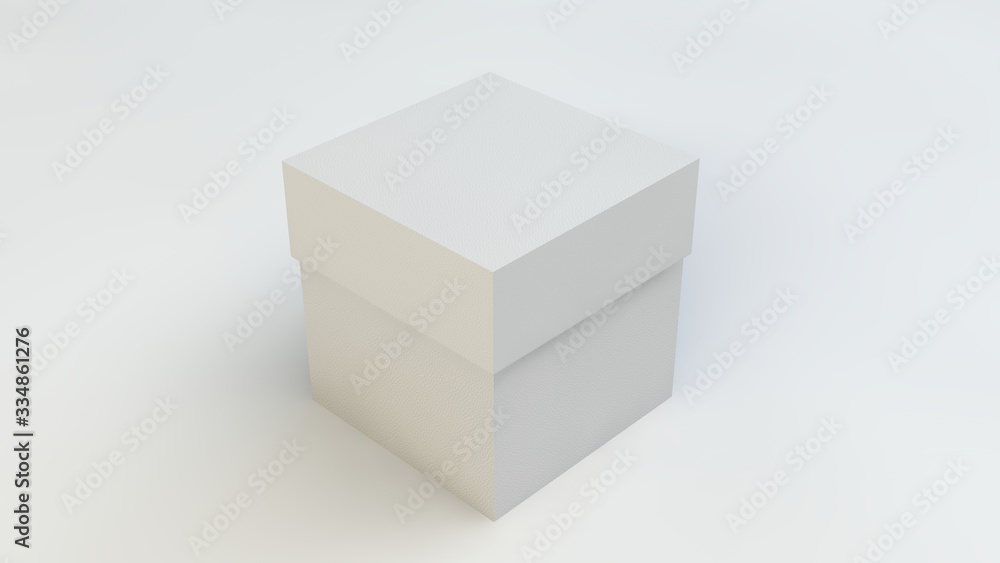 3d rendering, 3d illustration. Boxes on a white background. 3d rendering, 3d illustration. Boxes on a white background.