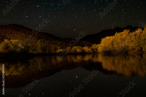 Night nature refelction 