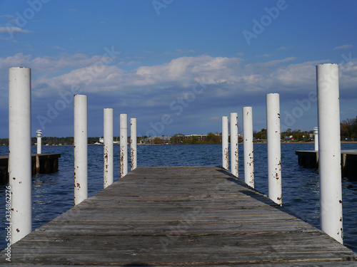 pier on the lake © jaydoublU