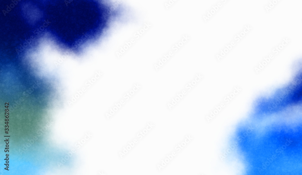 Naklejka premium Watercolor painted background. Abstract Illustration wallpaper. Brush stroked painting. 2D Illustration.