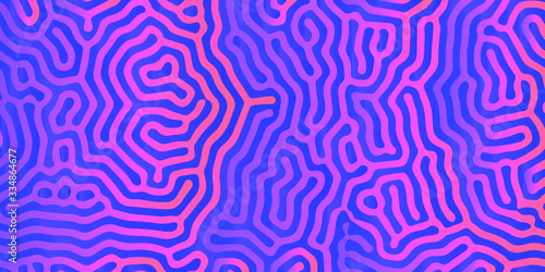 Reaction-Diffusion vector pattern, psychedelic surreal biological shapes. 