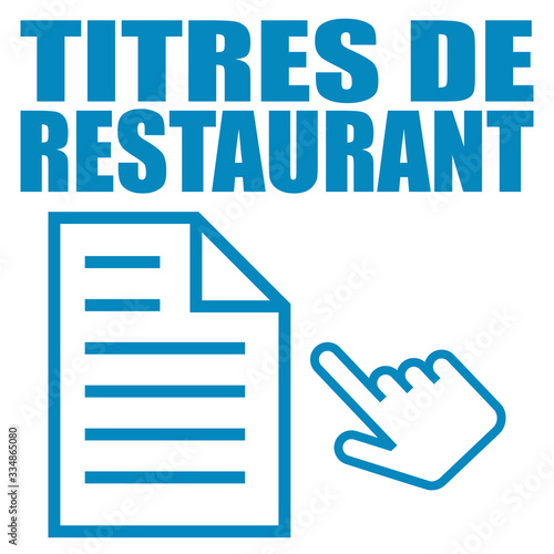 Logo titres de restaurant.