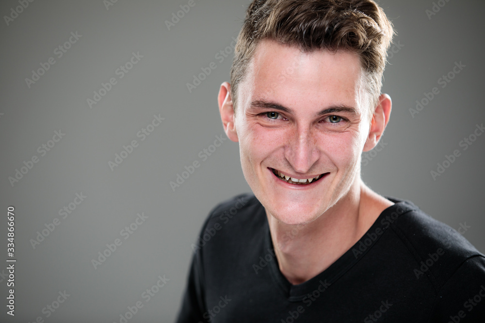 Portrait of a Handsome young man Portrait of a Handsome young man