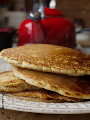 Pancakes made with sourdough discard