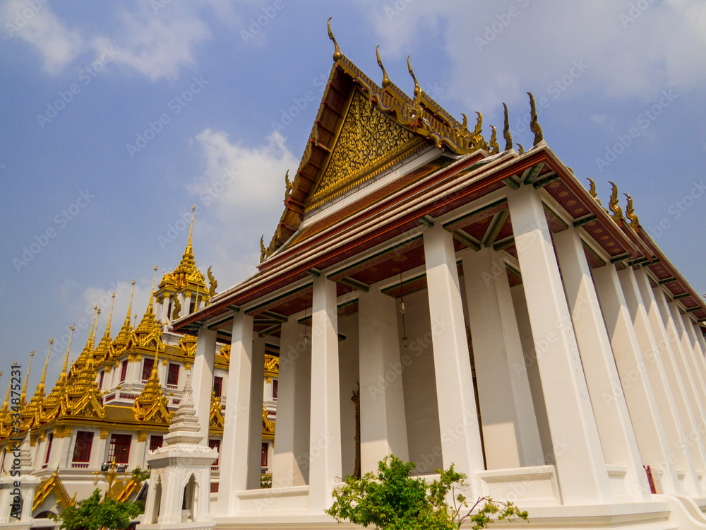 Naklejka premium Loha Prasat Temple, Bangkok, Thailand
