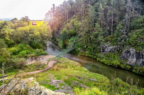 View of the river Hornad in the Slovak paradise photo