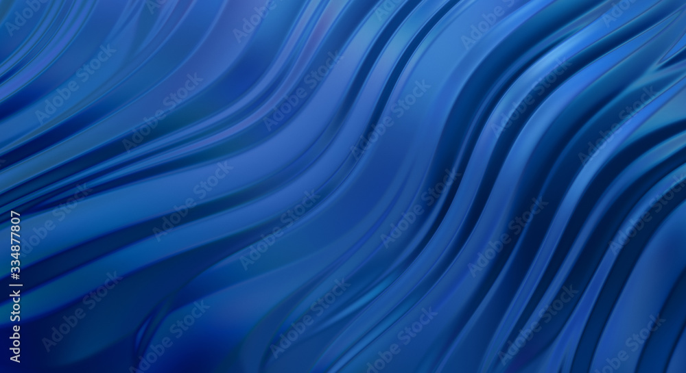 Fototapeta premium Abstract background. Colorful wavy design wallpaper. Graphic illustration.