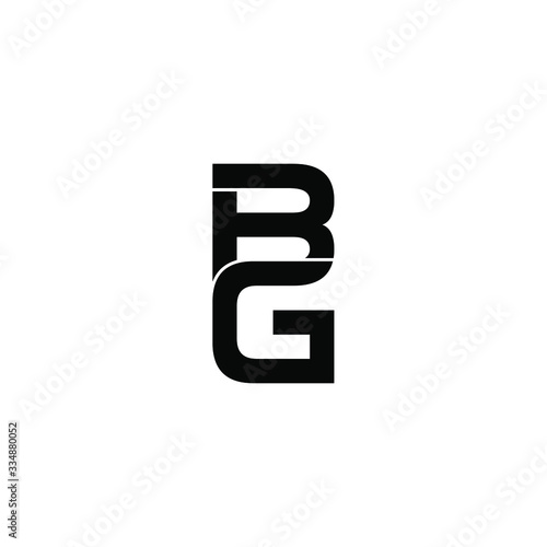 Free Download bg letter original monogram logo design - GFXLoad