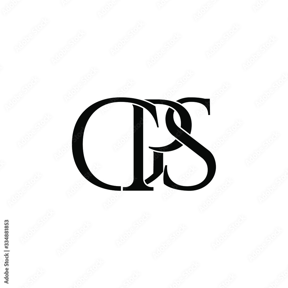 gps typography letter original monogram logo design gps typography letter original monogram logo design