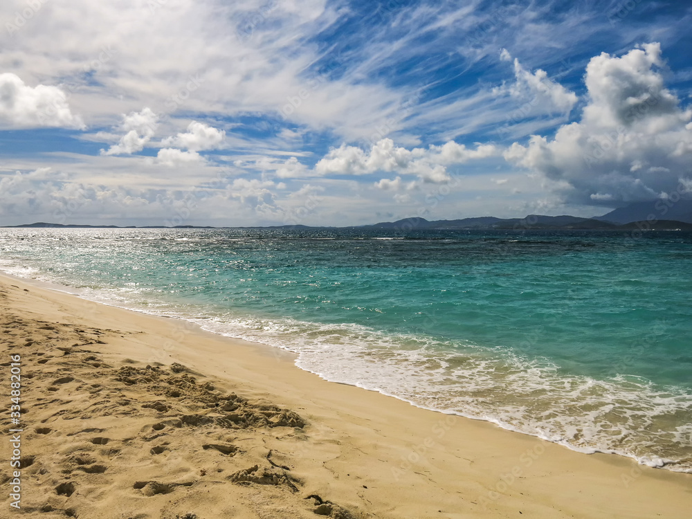 Relaxation on a Beautiful Puerto Rican Beach