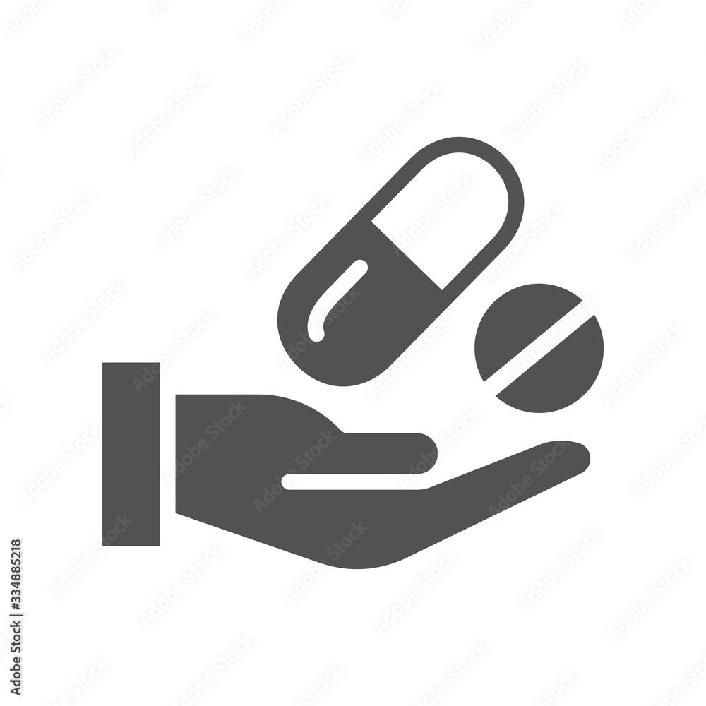Pharmacy and Prescription Icon Set with mortar and pestle, star of life, pills, and caduceus Pharmacy and Prescription Icon Set with mortar and pestle, star of life, pills, and caduceus