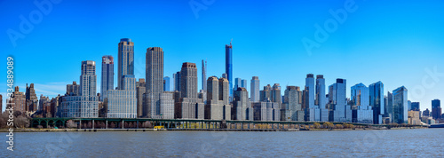 Panorama of Upper West Side Manhattan 