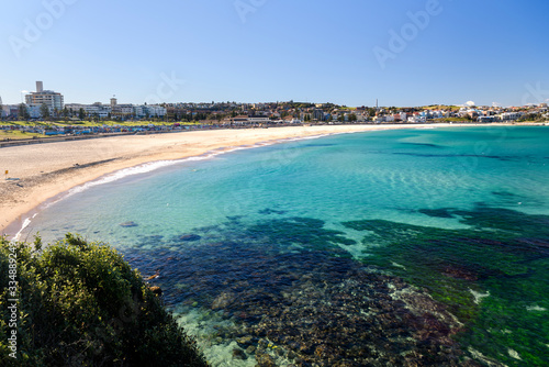 Fototapeta Naklejka Na Ścianę i Meble -  Beautiful clear weather at Bondi Beach, Sydney Austral