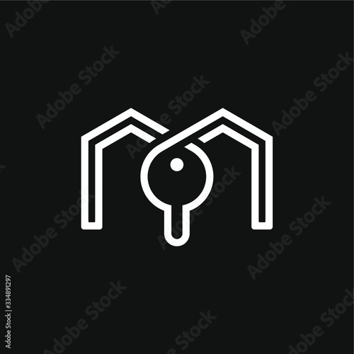 lock home logo inspiration, good for real estate and sequrity company