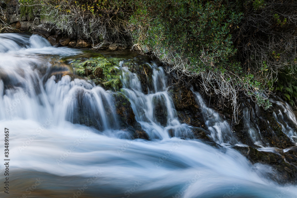 Water cascades in nature