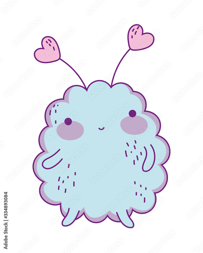 Kawaii cloud cartoon vector design Kawaii cloud cartoon vector design