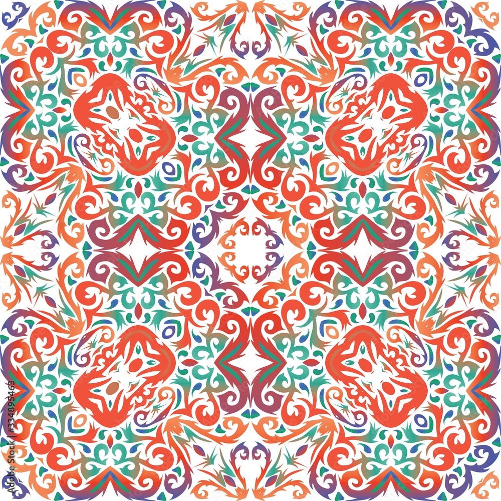 Fototapeta premium Traditional ornate mexican talavera.